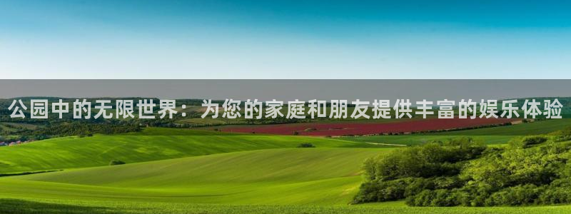 顺盈娱乐：公园中的无限世界：为您的家庭和朋友提供丰富的娱乐体验